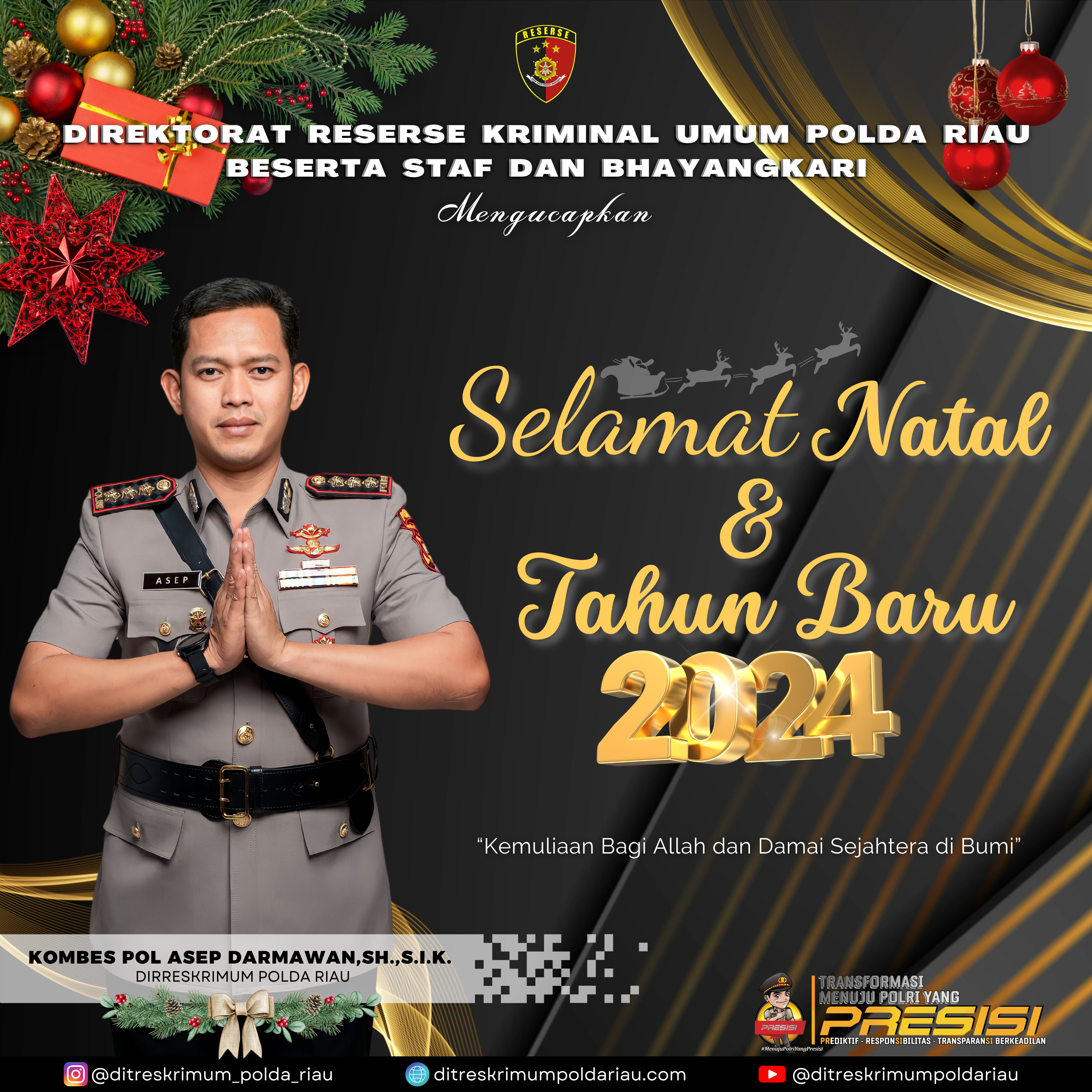 SELAMAT NATAL & TAHUN BARU 2024